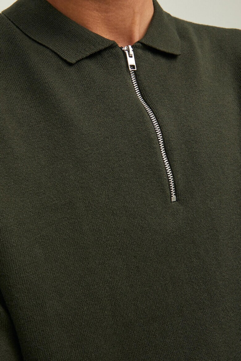 Jack & Jones Пуловер с остра яка - Pepit.bg