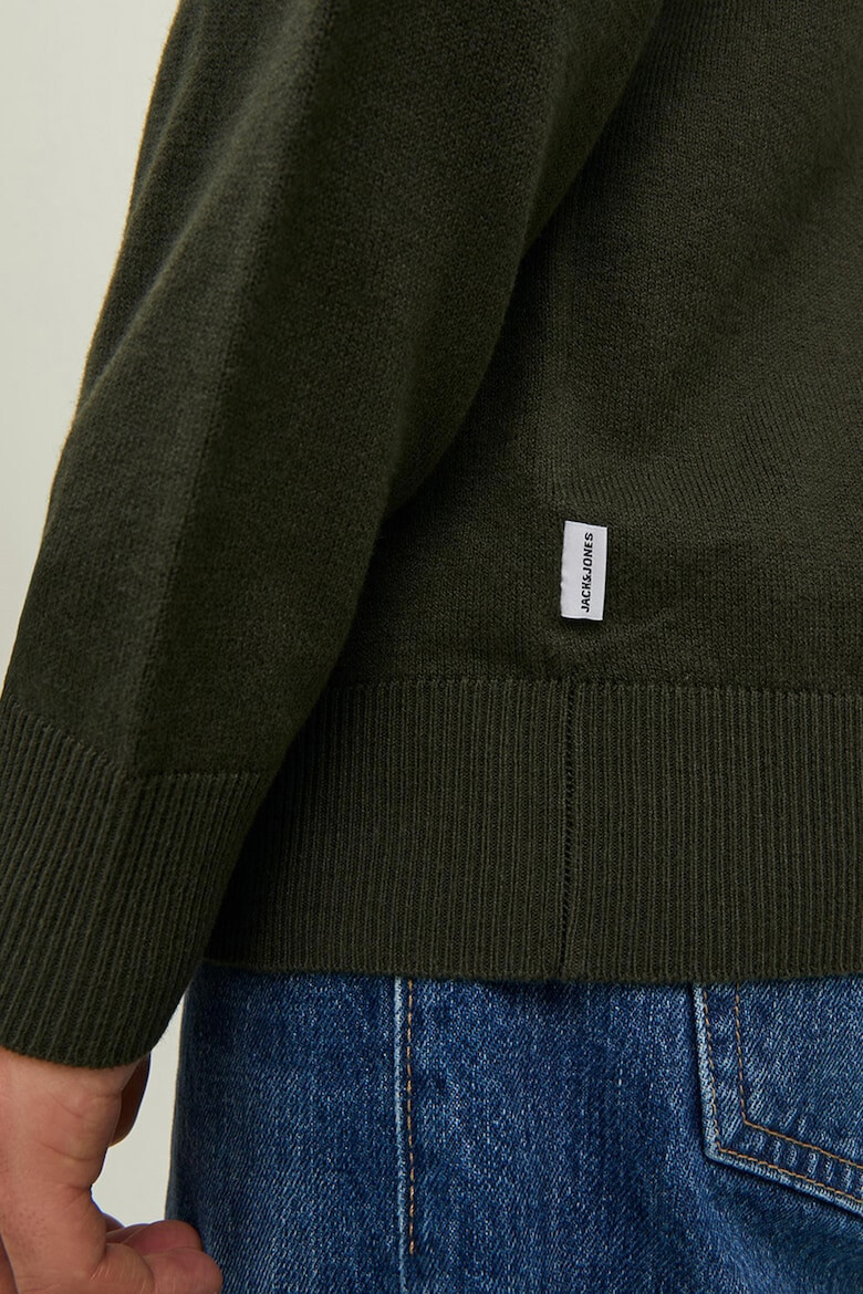 Jack & Jones Пуловер с остра яка - Pepit.bg