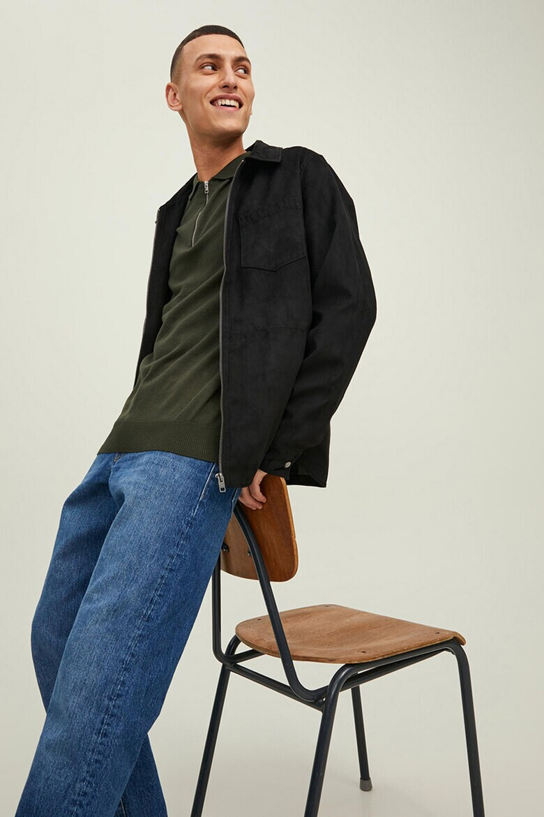 Jack & Jones Пуловер с остра яка - Pepit.bg