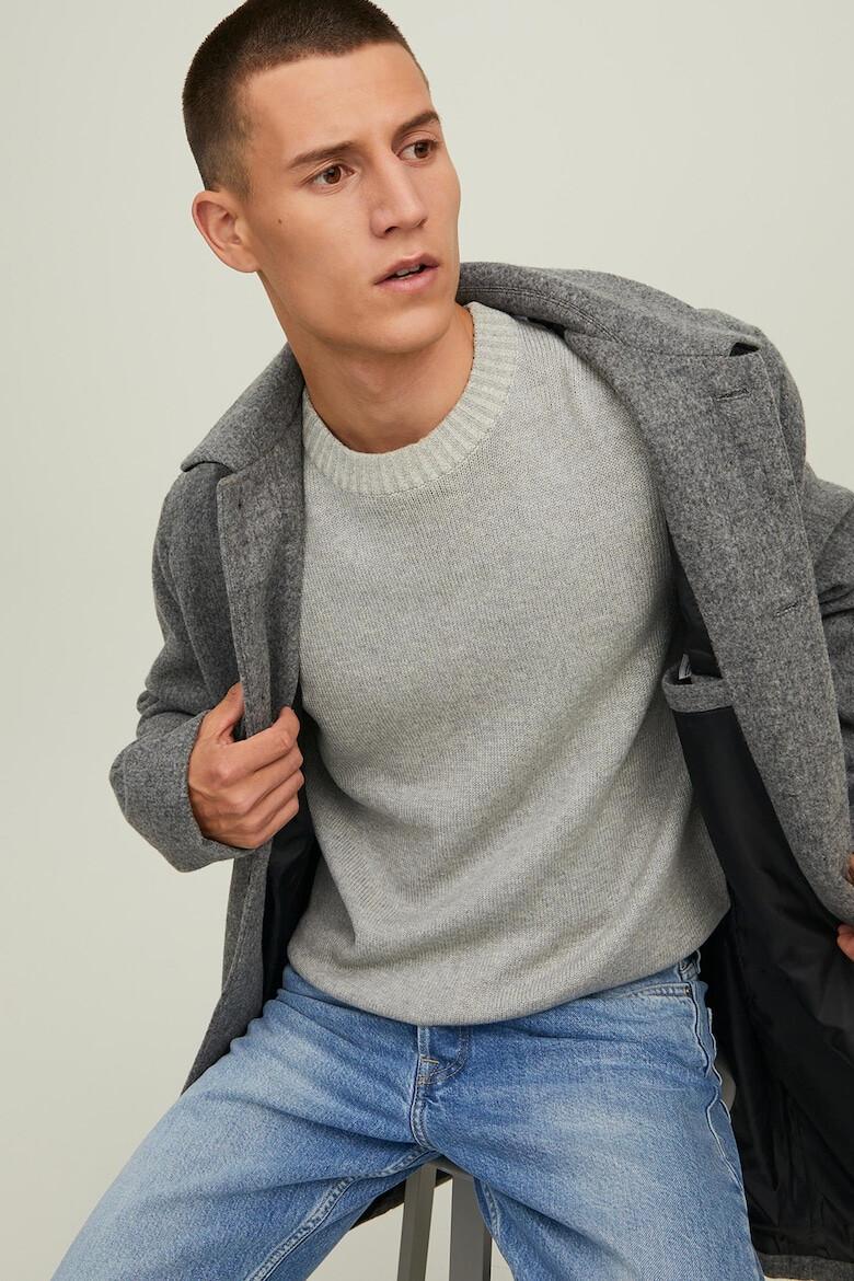 Jack & Jones Пуловер с овално деколте - Pepit.bg