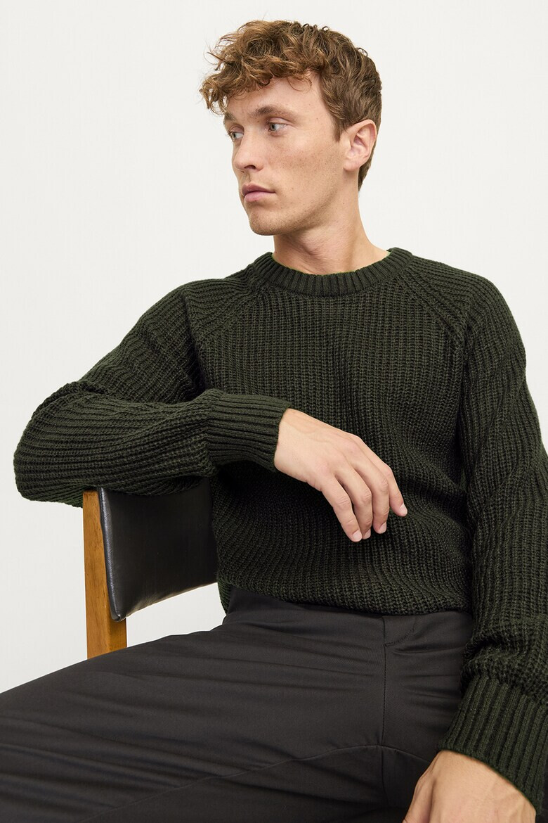 Jack & Jones Пуловер с овално деколте - Pepit.bg