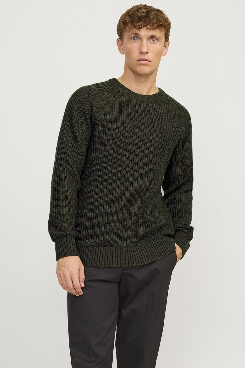 Jack & Jones Пуловер с овално деколте - Pepit.bg