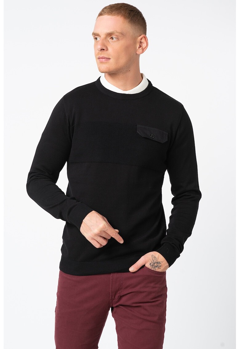 Jack&Jones Пуловер с овално деколте - Pepit.bg
