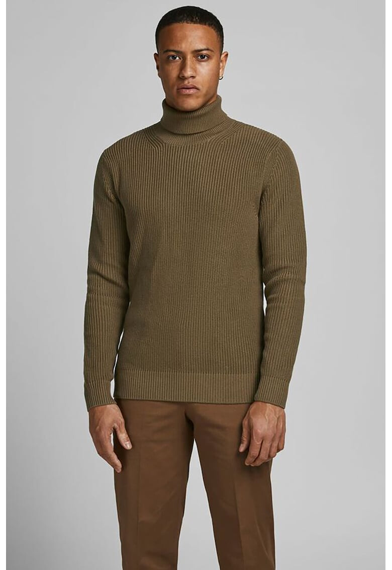 Jack & Jones Пуловер Lawell с поло - Pepit.bg