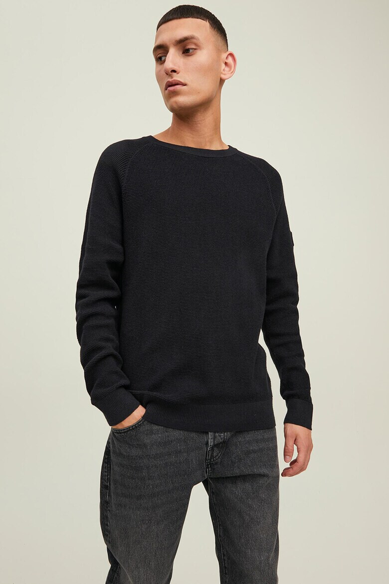 Jack & Jones Пуловер с релеф - Pepit.bg