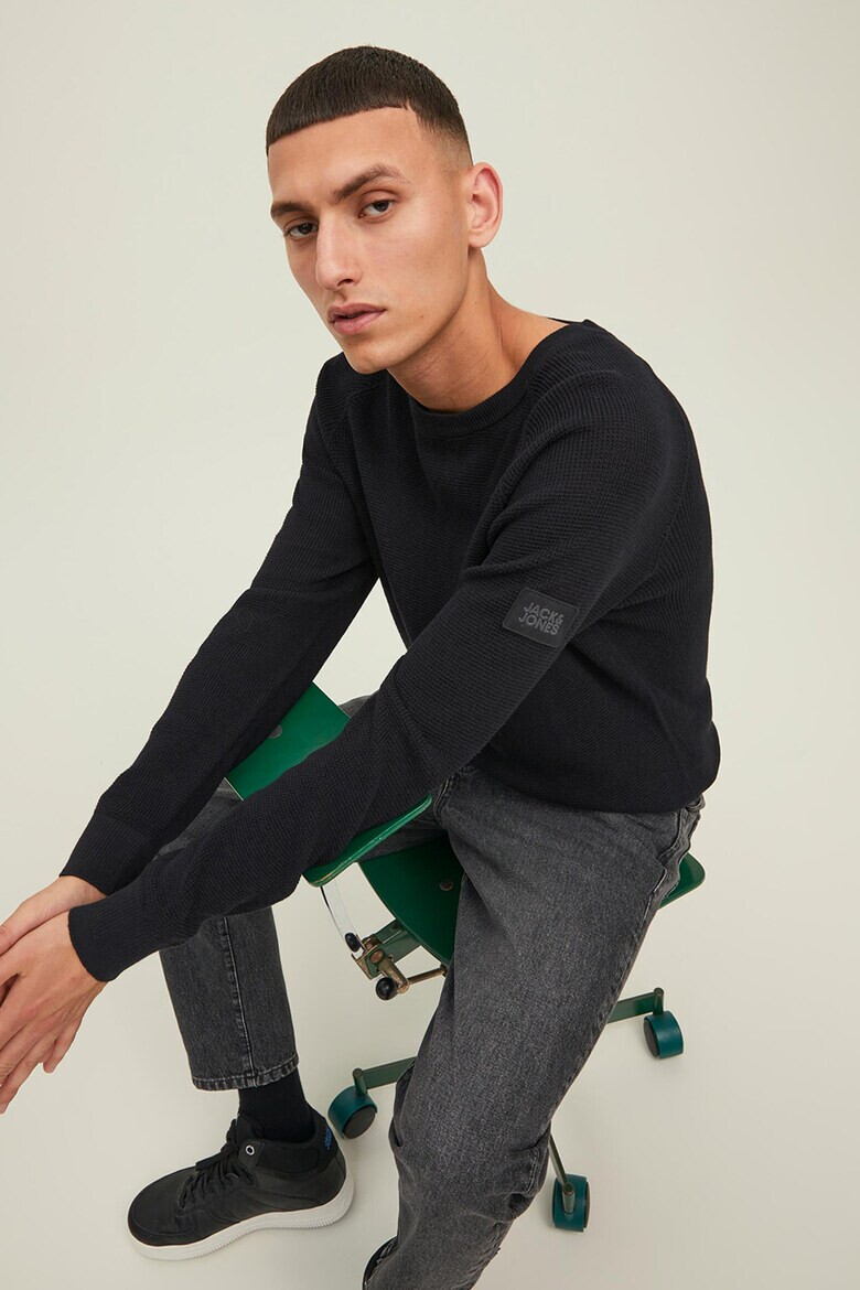 Jack & Jones Пуловер с релеф - Pepit.bg