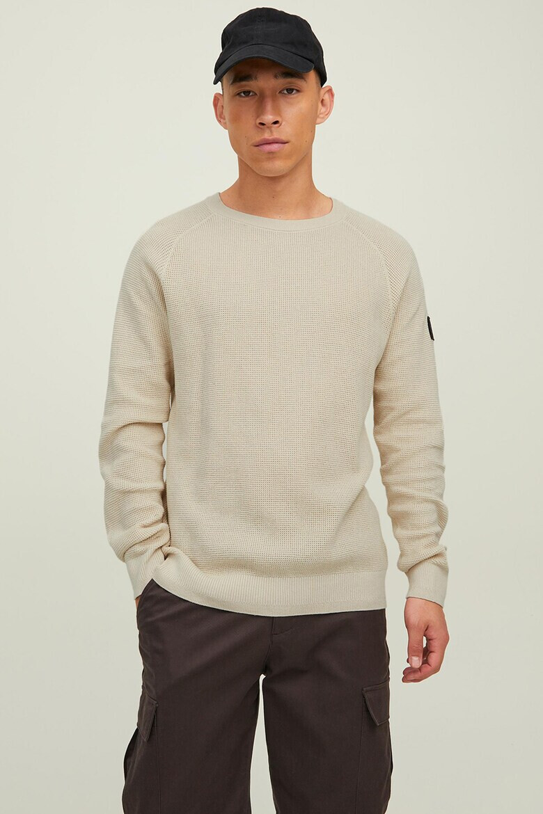 Jack & Jones Пуловер с релеф - Pepit.bg
