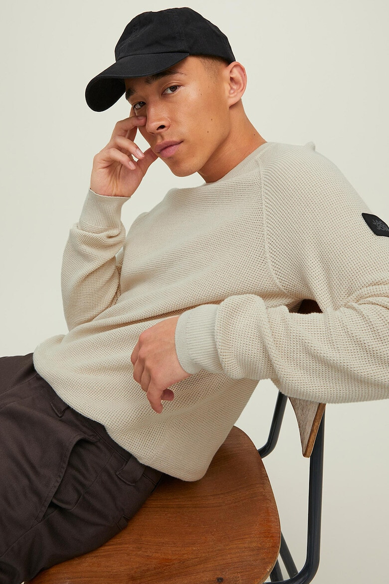 Jack & Jones Пуловер с релеф - Pepit.bg