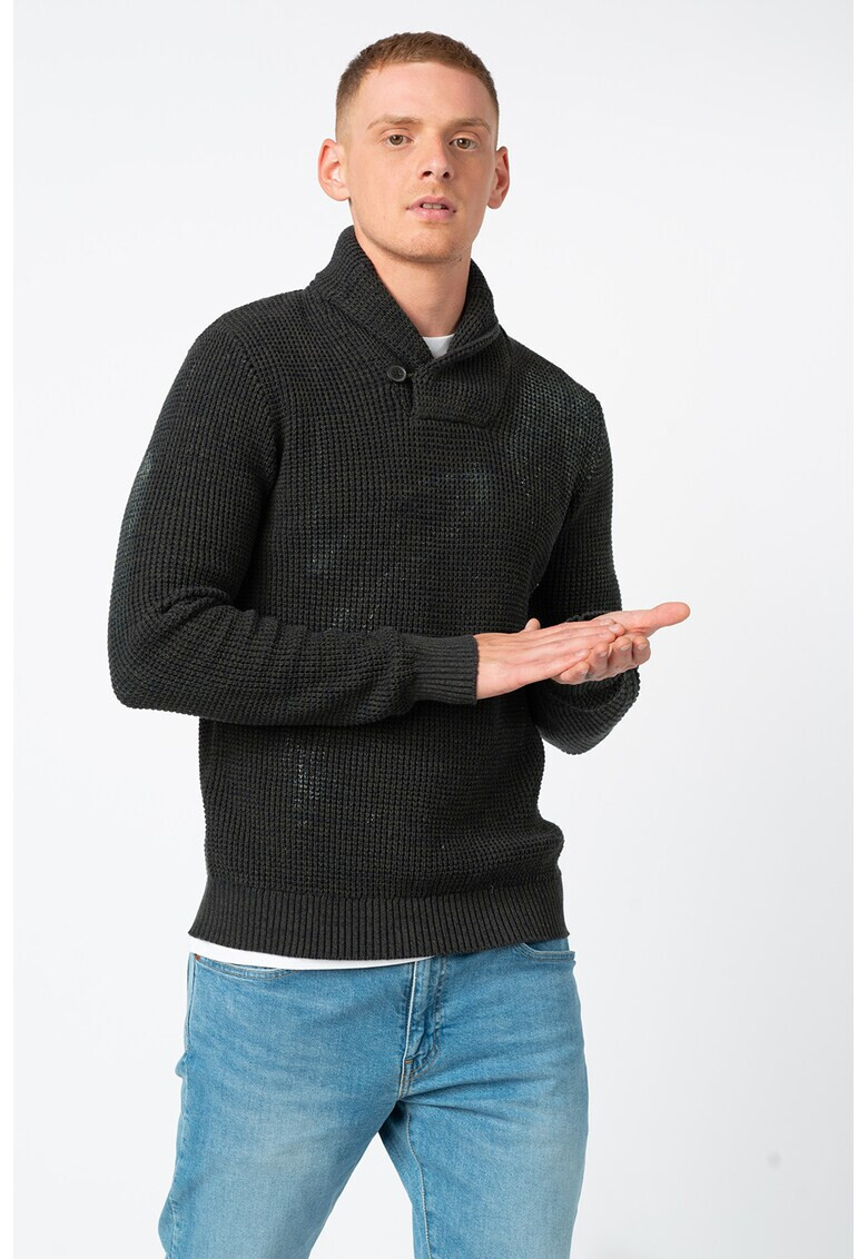 Jack&Jones Пуловер с шал яка - Pepit.bg