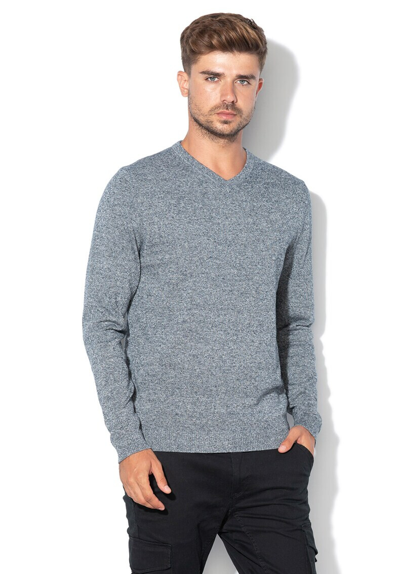 Jack&Jones Пуловер с шпиц - Pepit.bg