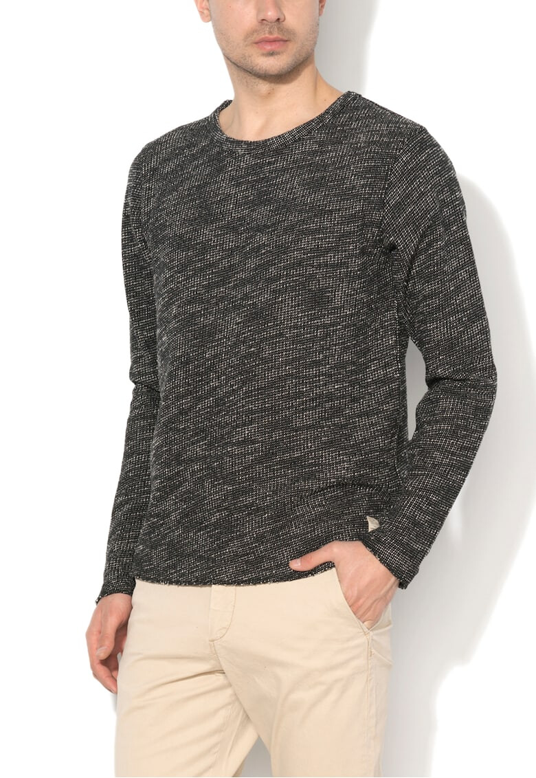 Jack&Jones Пуловер в черен меланж - Pepit.bg