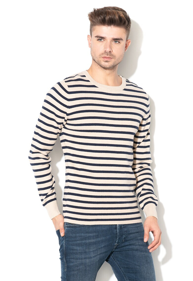 Jack&Jones Раиран пуловер Bertil - Pepit.bg