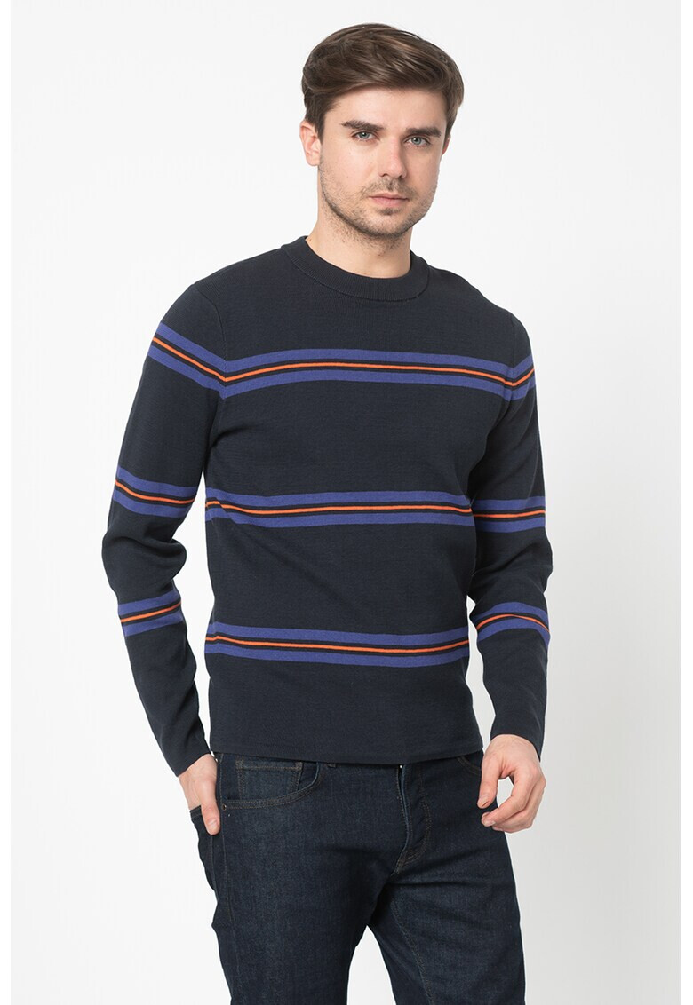 Jack&Jones Раиран пуловер Globe - Pepit.bg
