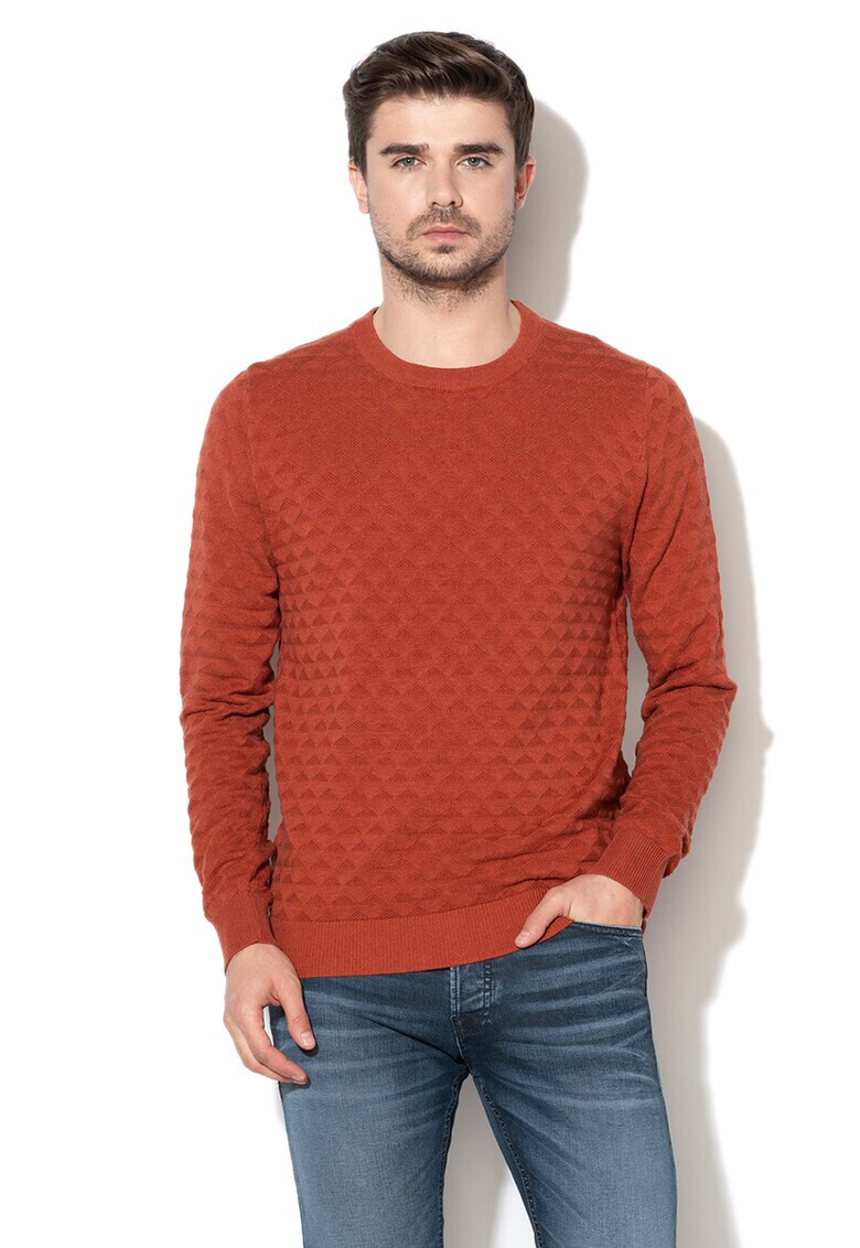Jack&Jones Релефен пуловер Blake - Pepit.bg