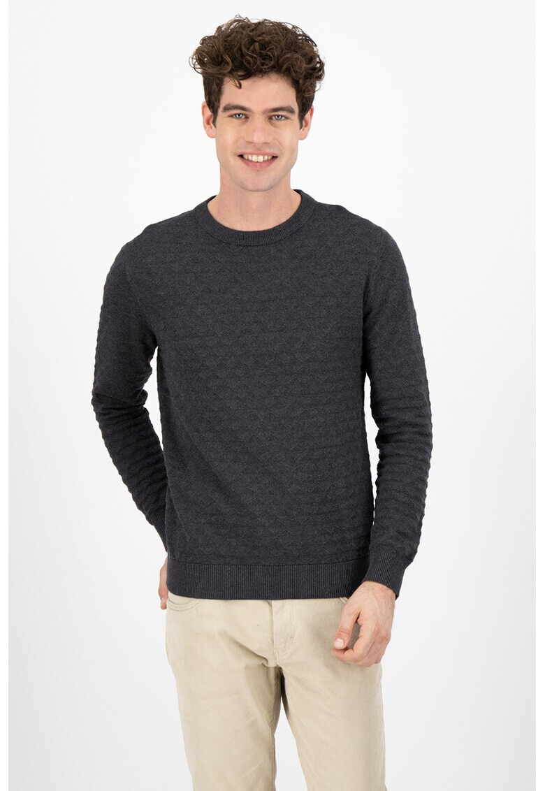 Jack&Jones Релефен пуловер Blake - Pepit.bg
