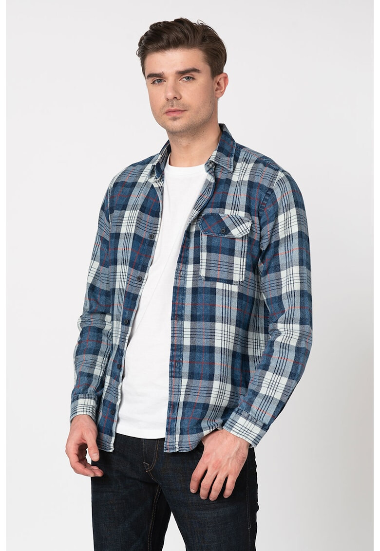 Jack&Jones Риза Neville с шотландско каре - Pepit.bg