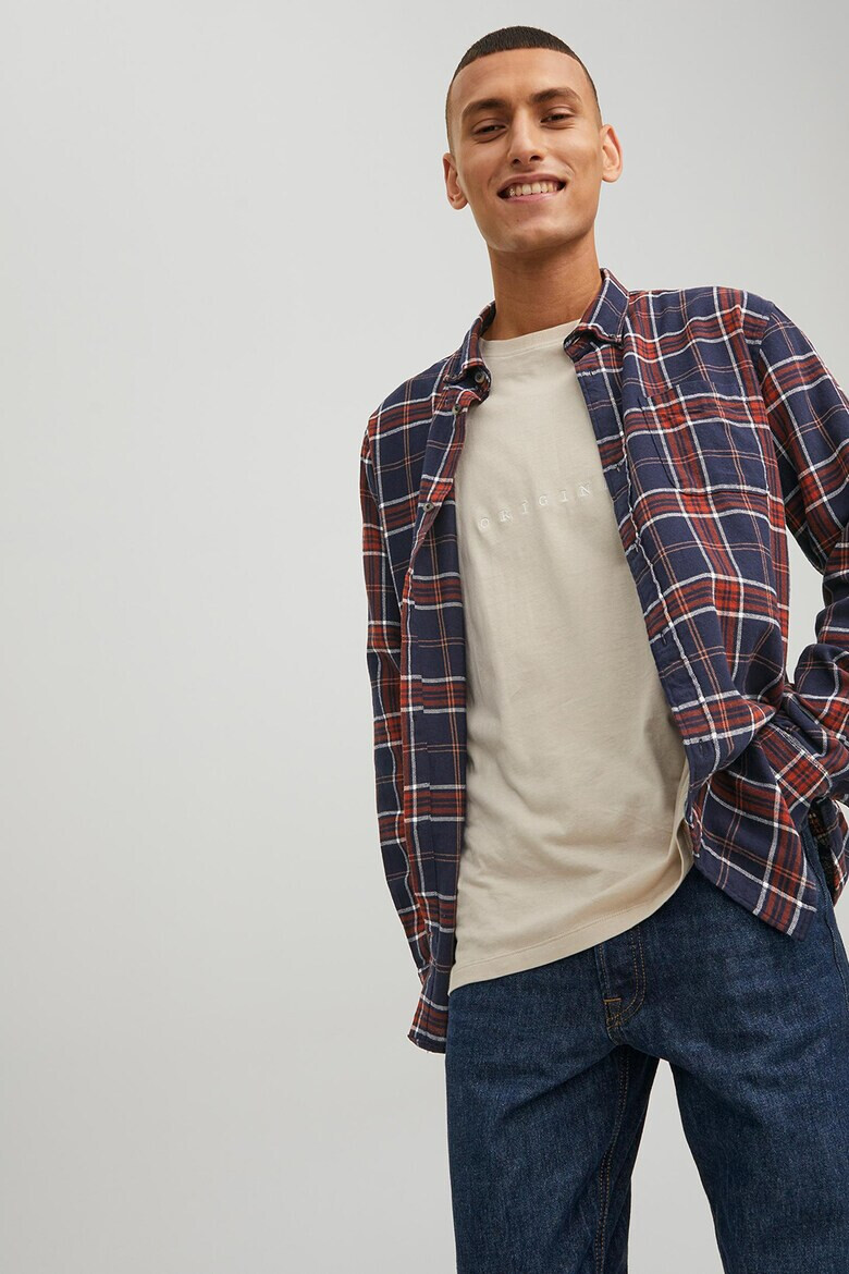 Jack & Jones Риза с джоб на гърдите - Pepit.bg