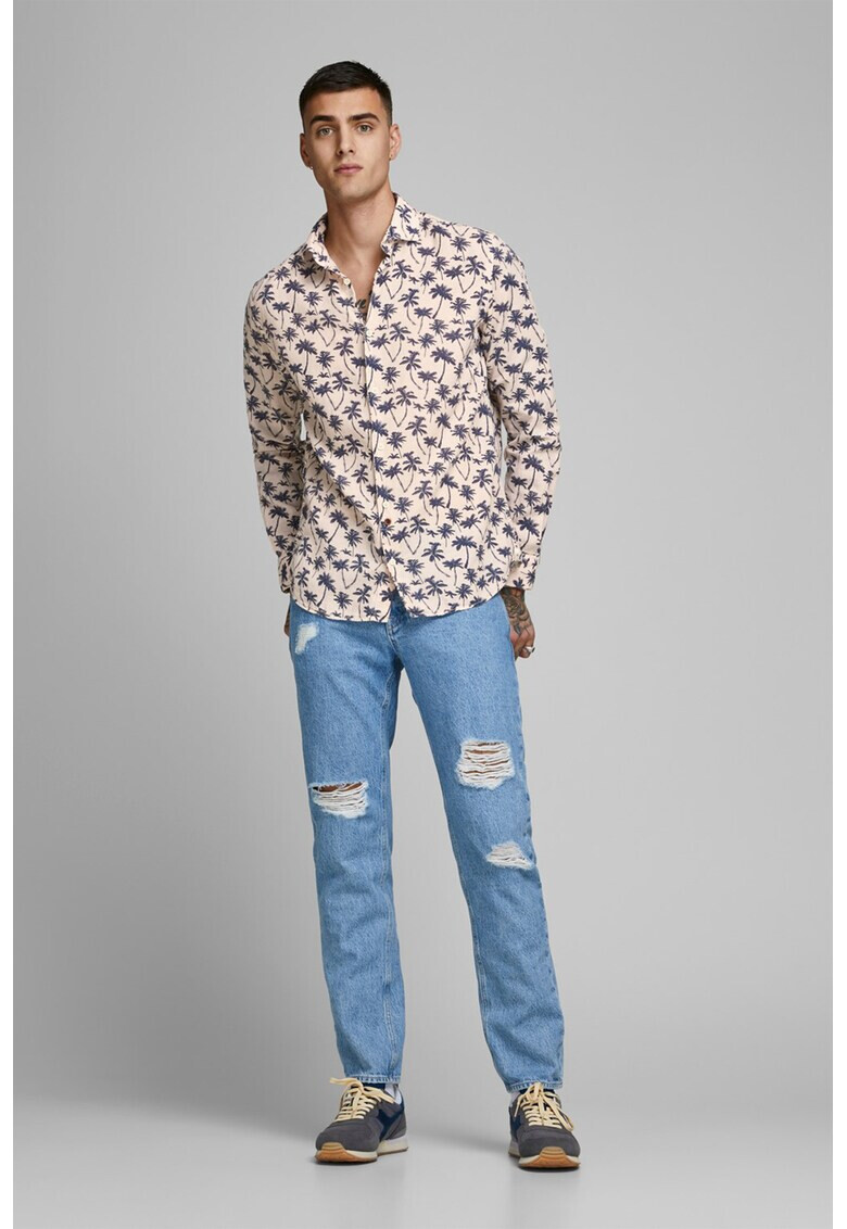 Jack&Jones Риза с лен - Pepit.bg