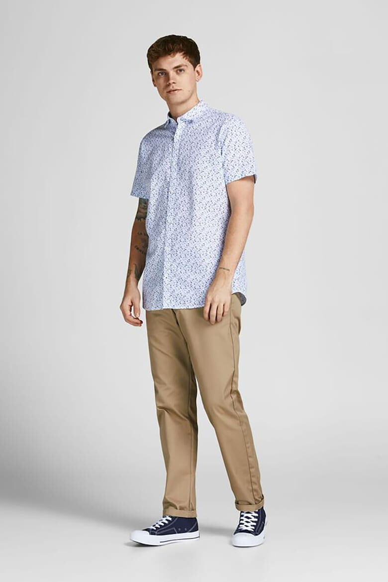 Jack&Jones Jack & Jones Риза с лен по тялото - Pepit.bg