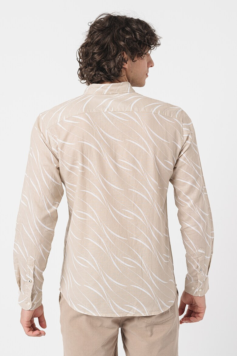 Jack & Jones Риза Summer Oxford с лен - Pepit.bg