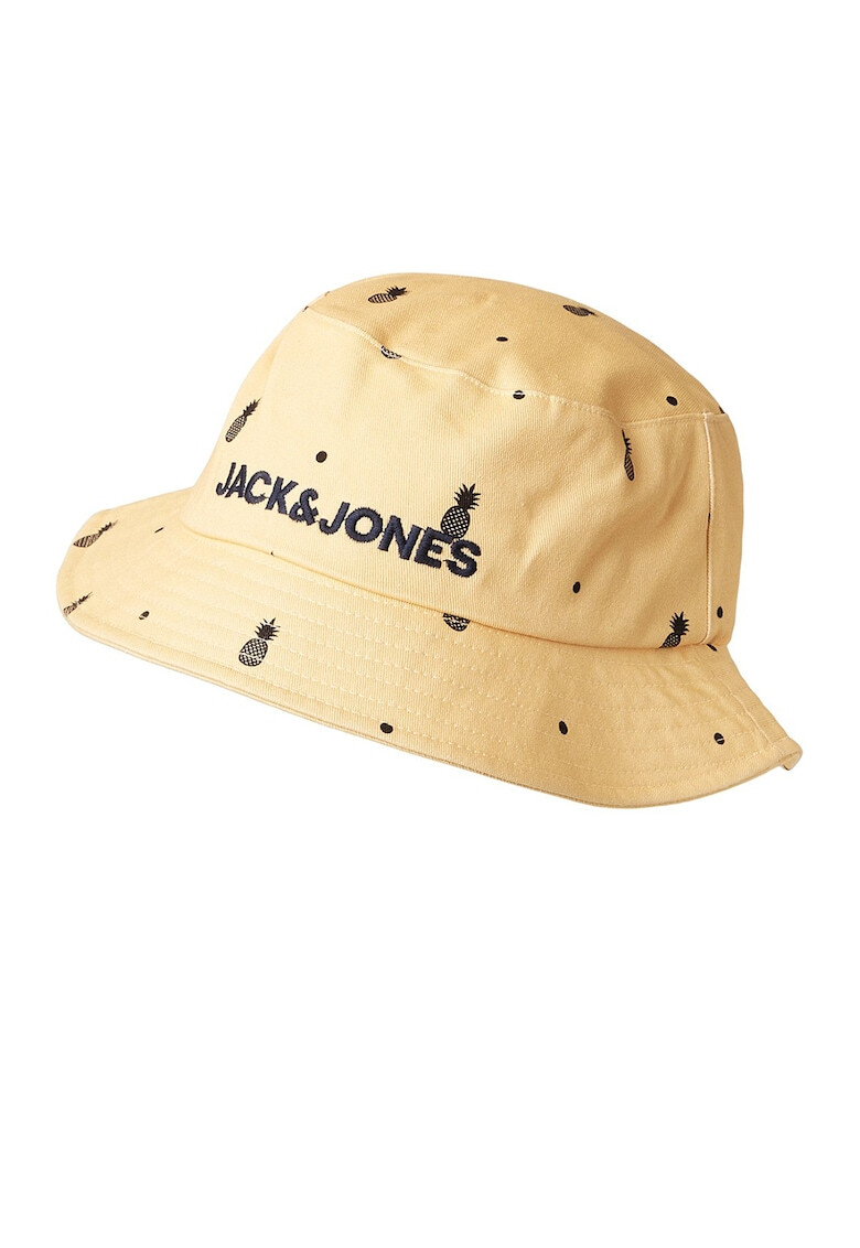 Jack&Jones Шапка с фигурална шарка и лого - Pepit.bg