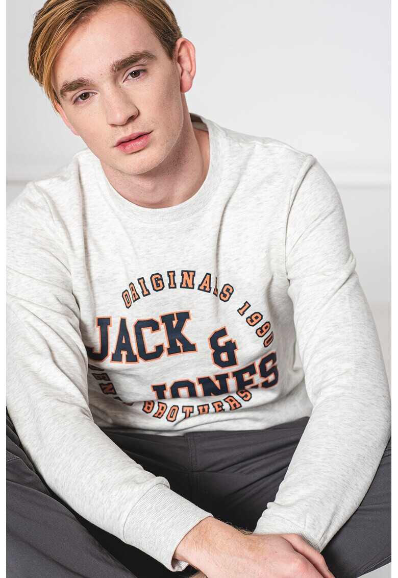 Jack & Jones Съитшърт Aron с лого - Pepit.bg