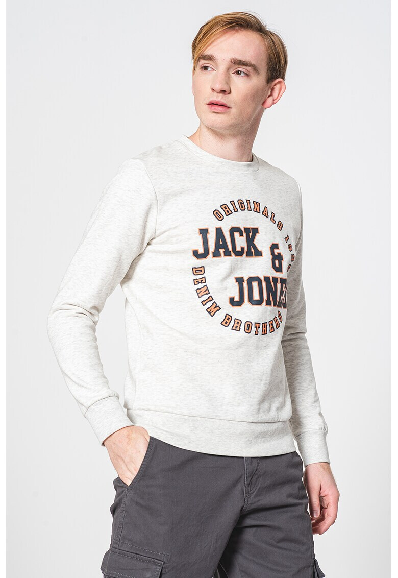 Jack & Jones Съитшърт Aron с лого - Pepit.bg