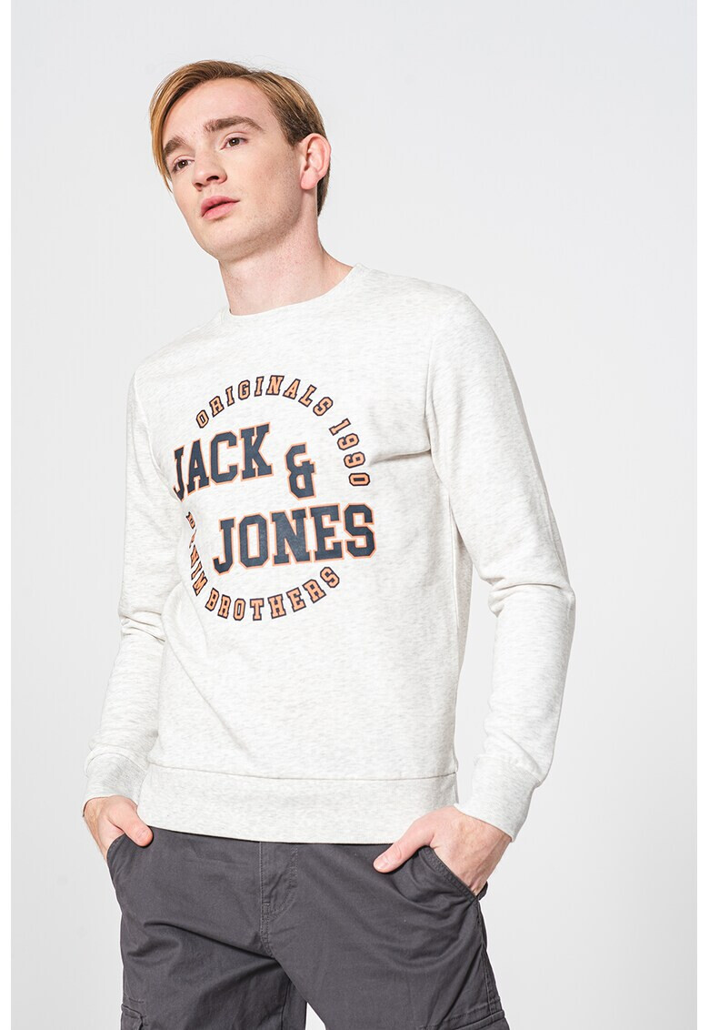 Jack & Jones Съитшърт Aron с лого - Pepit.bg