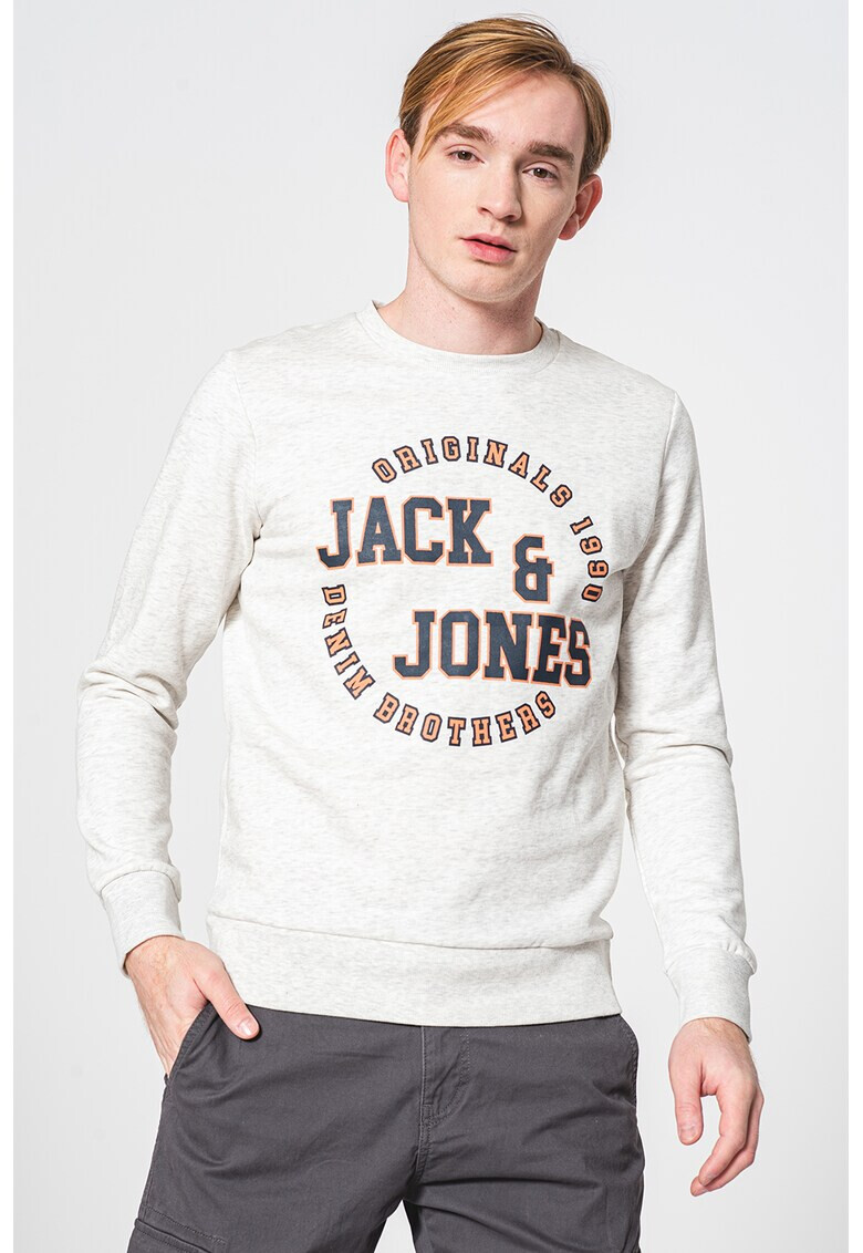 Jack & Jones Съитшърт Aron с лого - Pepit.bg