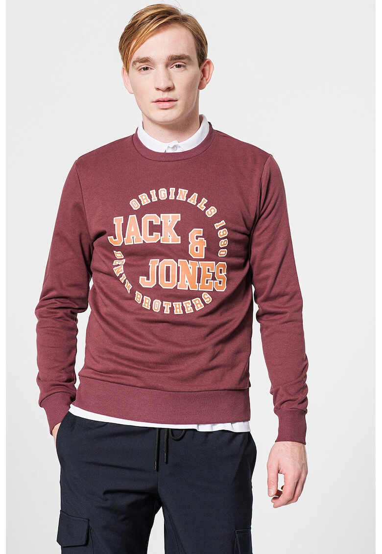 Jack & Jones Съитшърт Aron с лого - Pepit.bg