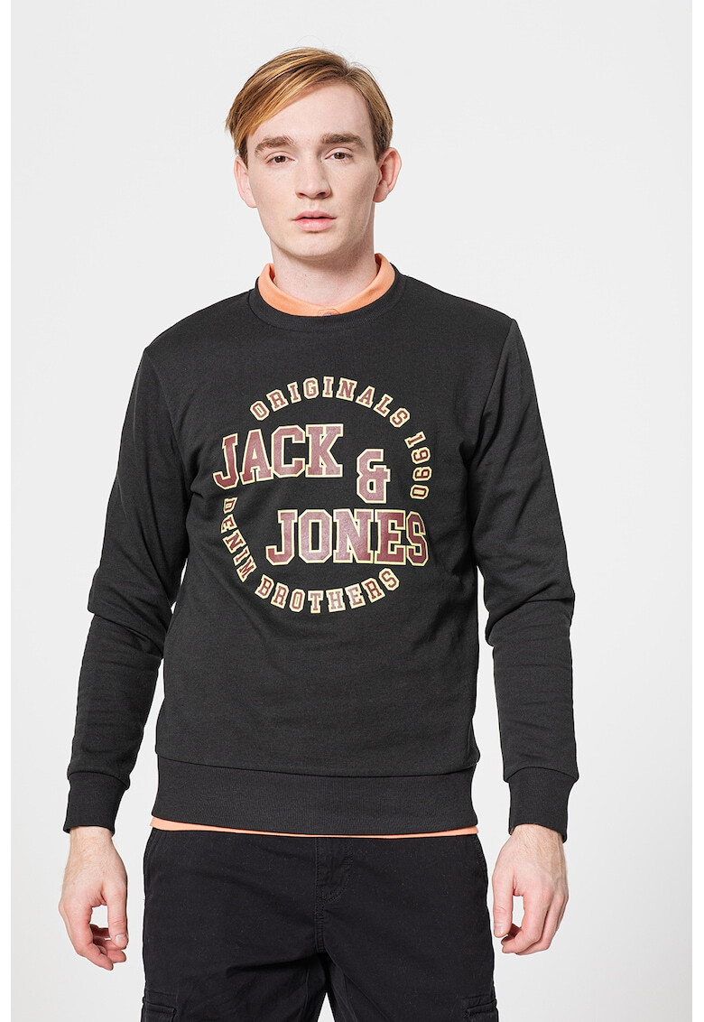 Jack & Jones Съитшърт Aron с лого - Pepit.bg