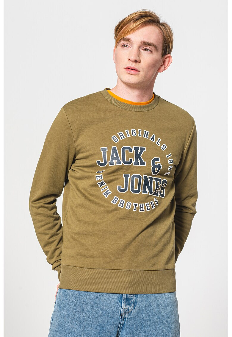 Jack & Jones Съитшърт Aron с лого - Pepit.bg