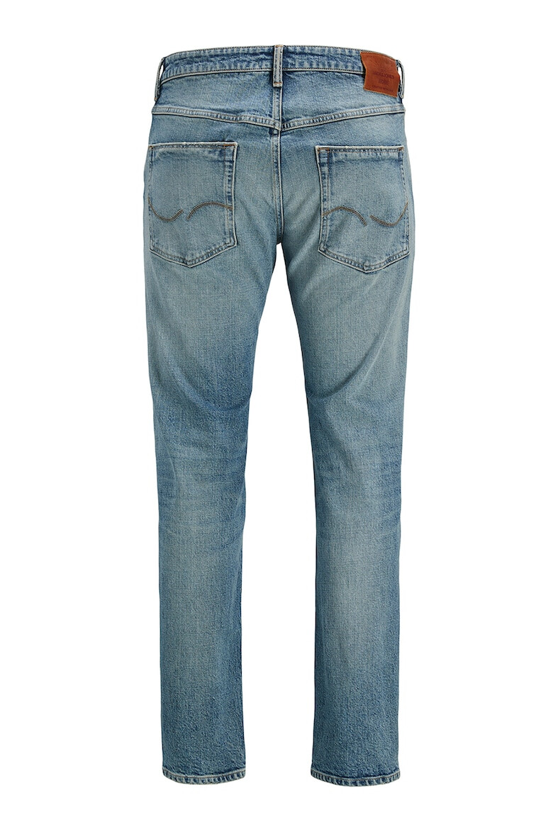Jack  Jones Скосени дънки - Прашно синьо - Pepit.bg