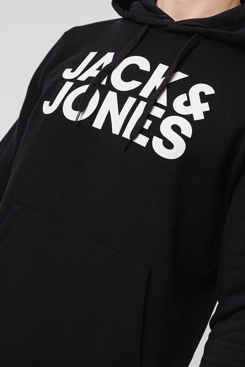 Jack & Jones Спортен екип с качулка и лого - Pepit.bg