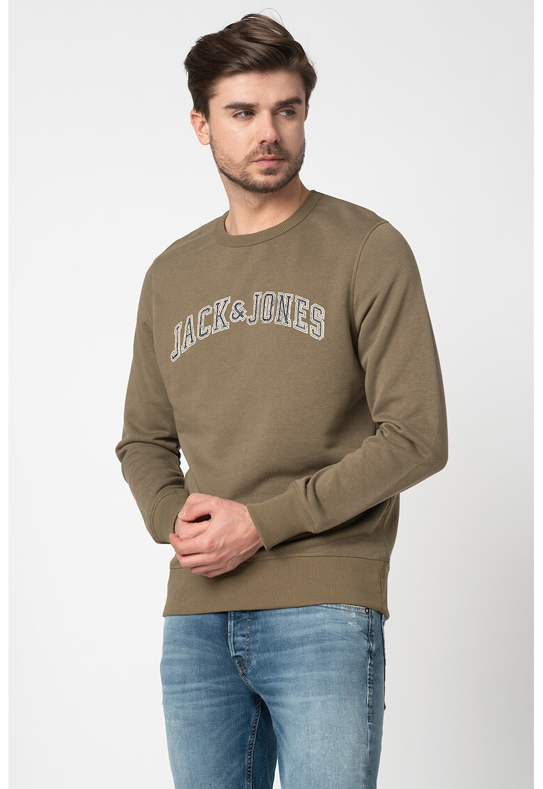 Jack&Jones Суитшърт Alex с овално деколте - Pepit.bg