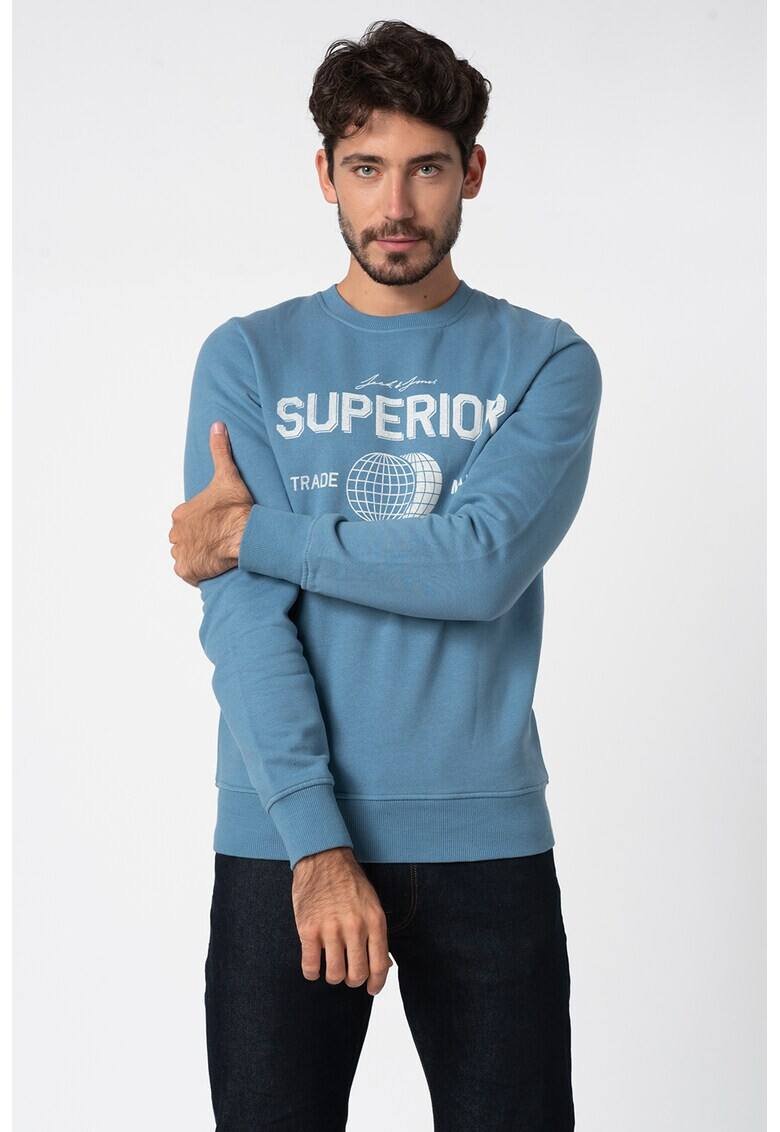 Jack&Jones Суитшърт Bollard с лого - Pepit.bg