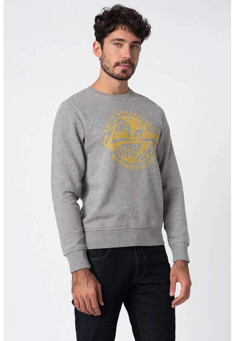 Jack&Jones Суитшърт Bollard с лого - Pepit.bg