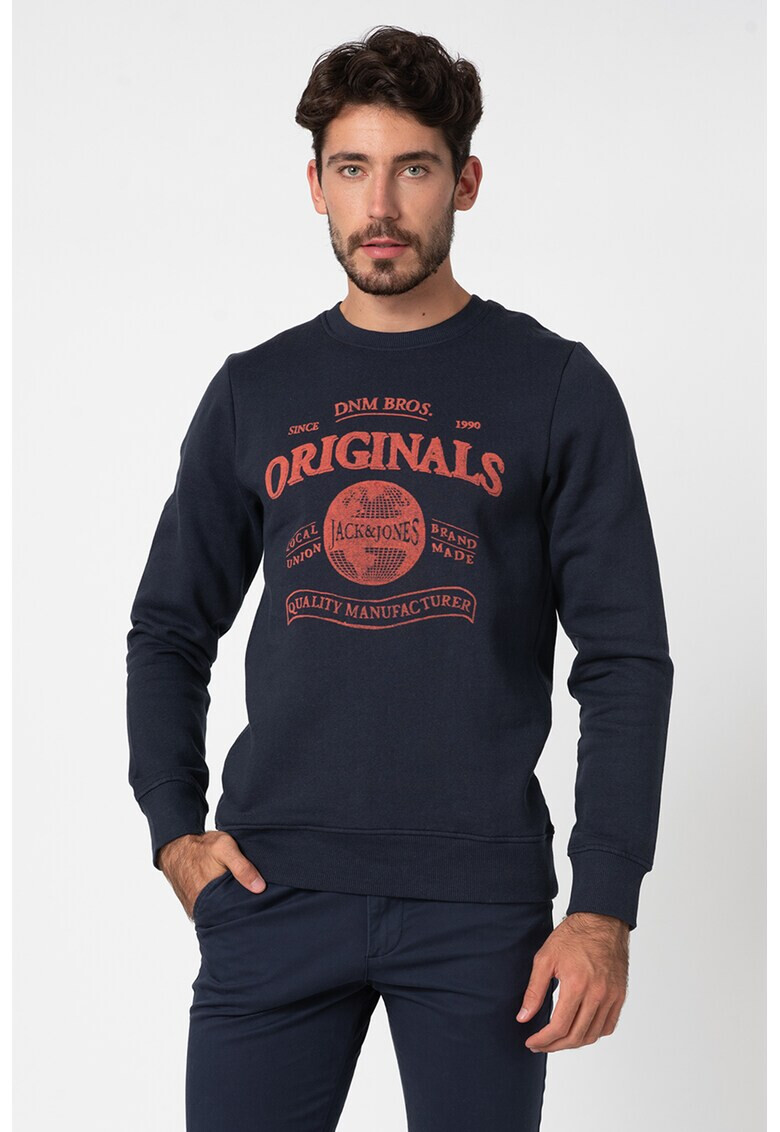 Jack&Jones Суитшърт Bollard с лого - Pepit.bg