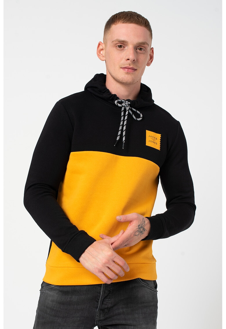 Jack&Jones Суитшърт Booster с качулка и лого - Pepit.bg