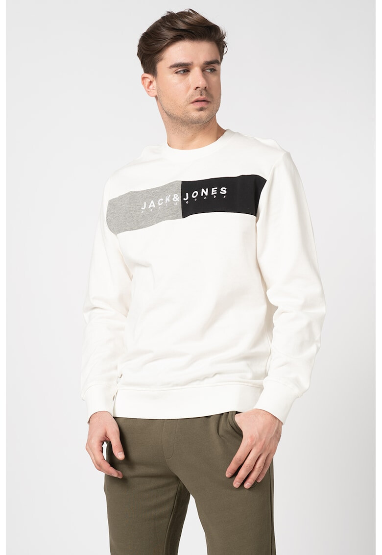 Jack&Jones Суитшърт Callis с бродирано лого - Pepit.bg