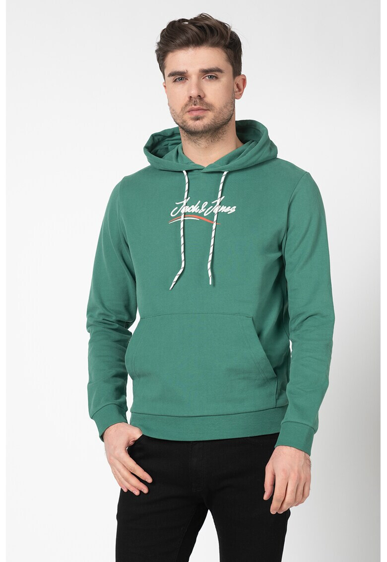 Jack&Jones Суитшърт Flexот органичен памук с бродерия - Pepit.bg