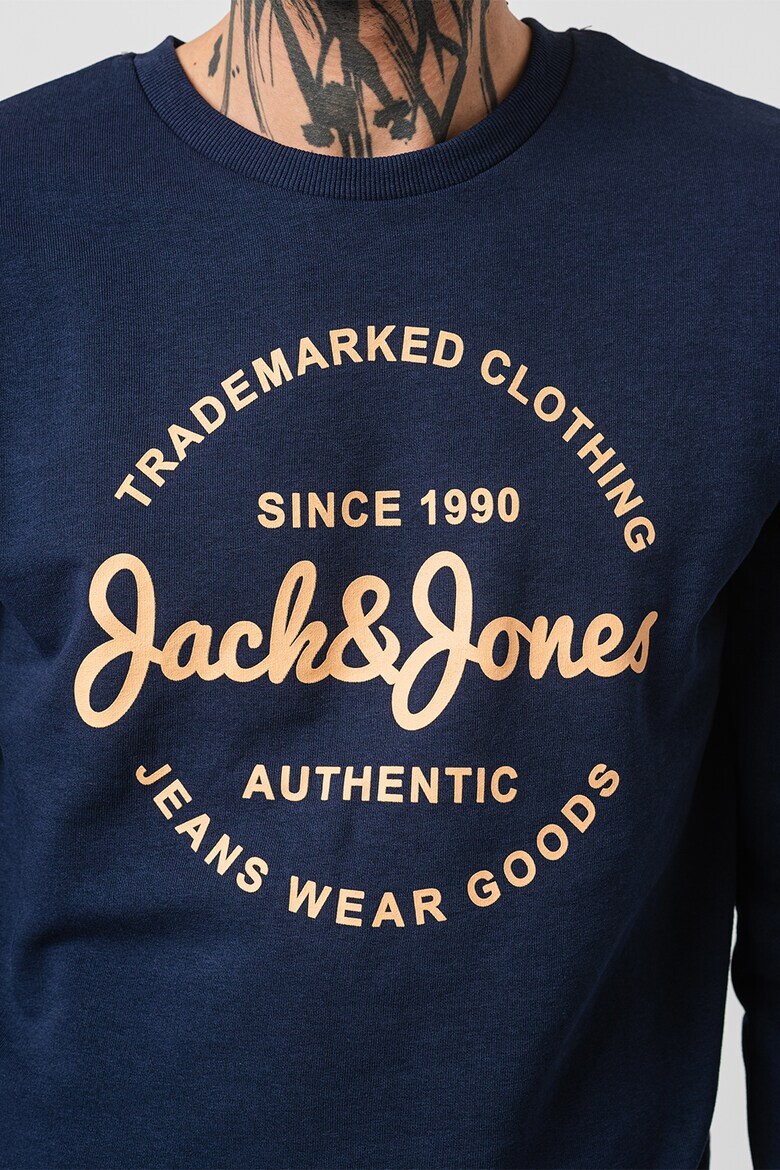 Jack  Jones Суитшърт Forest с лого - Pepit.bg