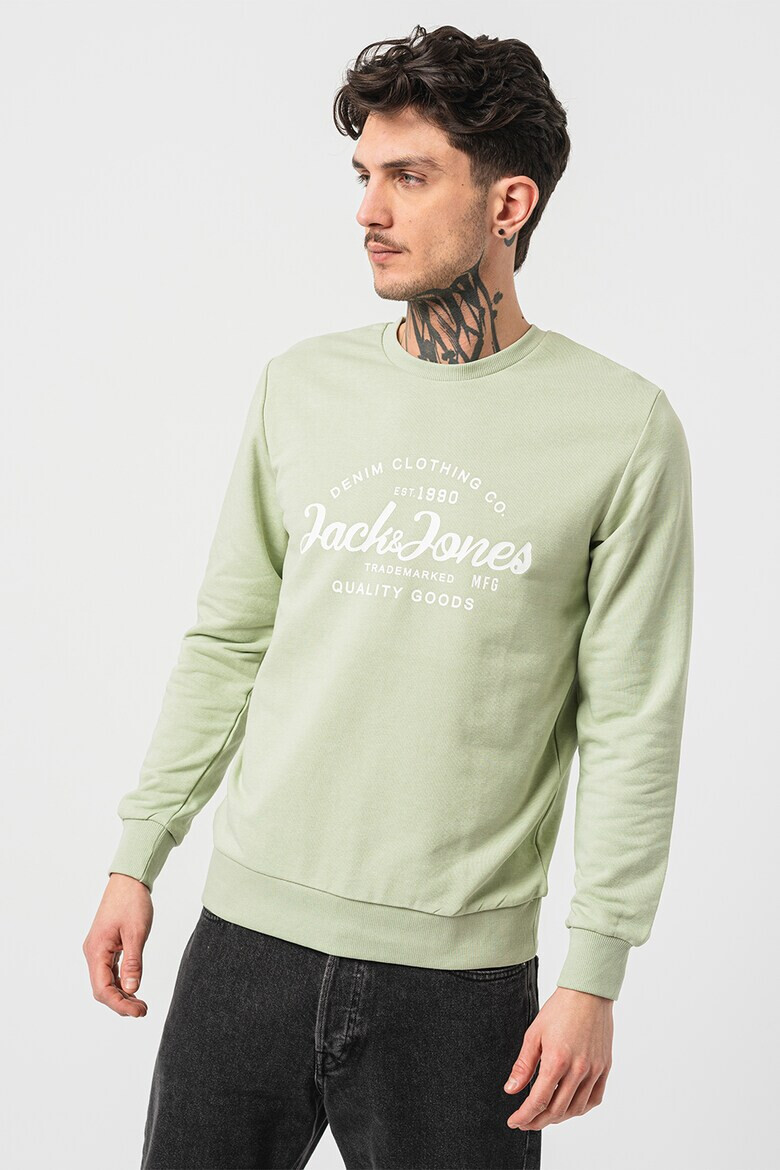 Jack  Jones Суитшърт Forest с лого - Pepit.bg