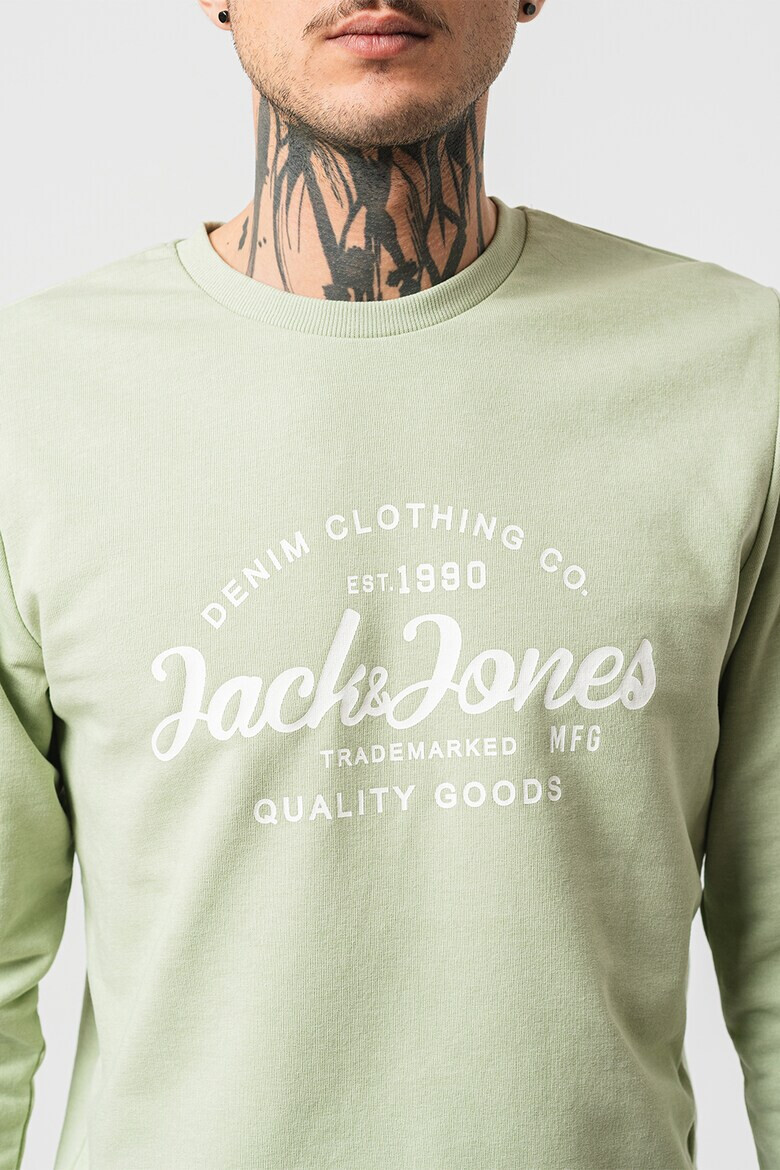 Jack  Jones Суитшърт Forest с лого - Pepit.bg
