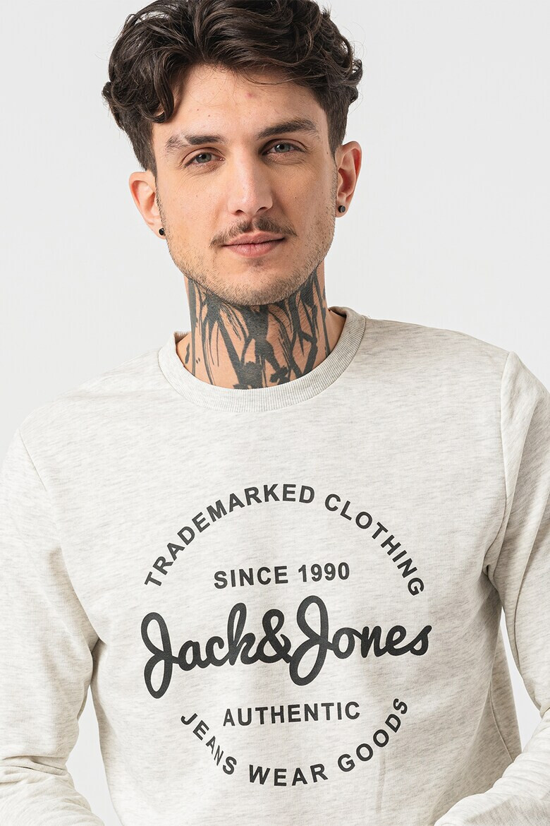 Jack  Jones Суитшърт Forest с лого - Pepit.bg