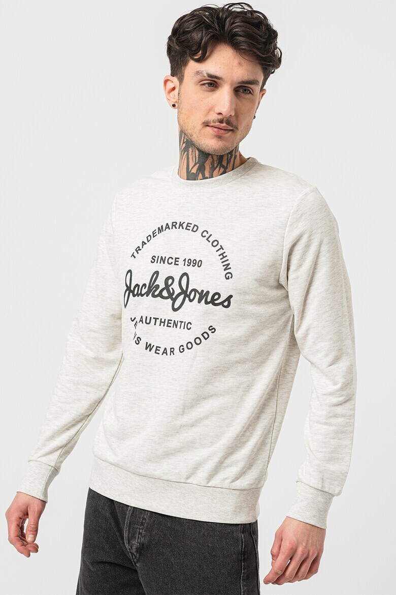 Jack  Jones Суитшърт Forest с лого - Pepit.bg
