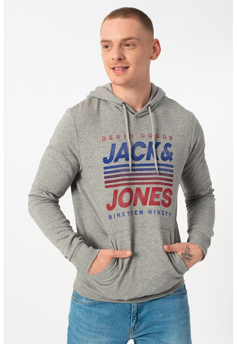 Jack&Jones Суитшърт Grand с джоб тип кенгуру - Pepit.bg