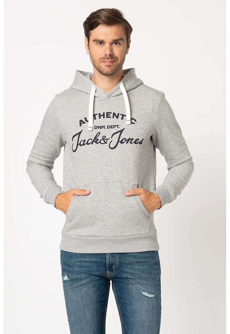 Jack&Jones Суитшърт Hero с качулка и джоб тип кенгуру - Pepit.bg