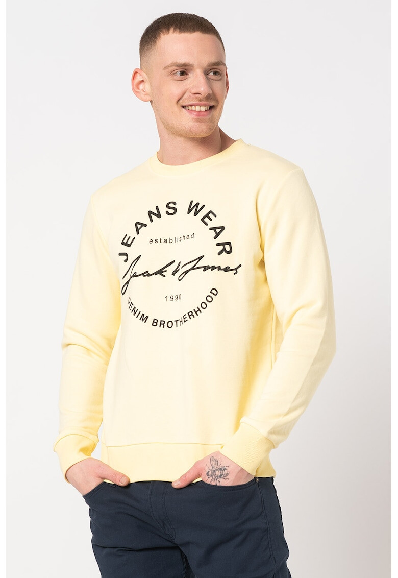 Jack&Jones Суитшърт Hero с лого - Pepit.bg