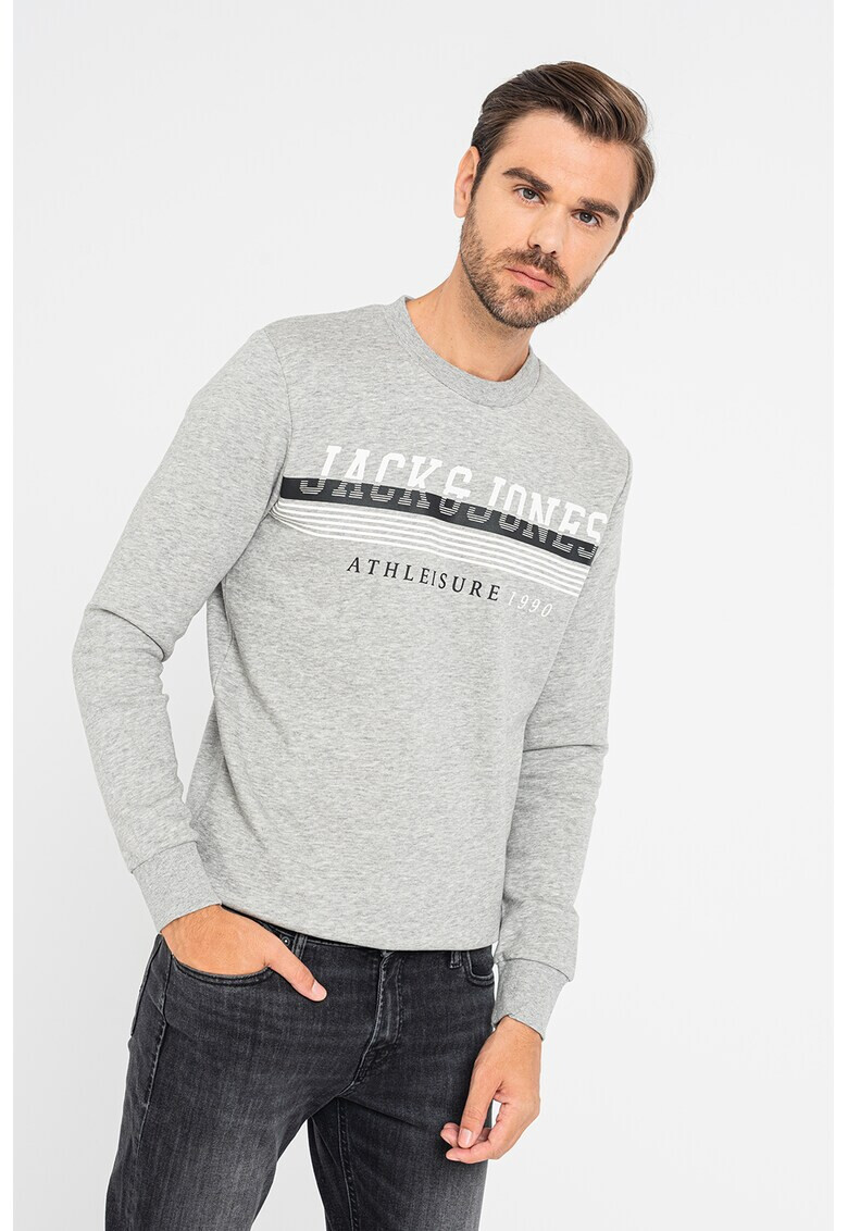 Jack & Jones Суитшърт Iron с лого - Pepit.bg